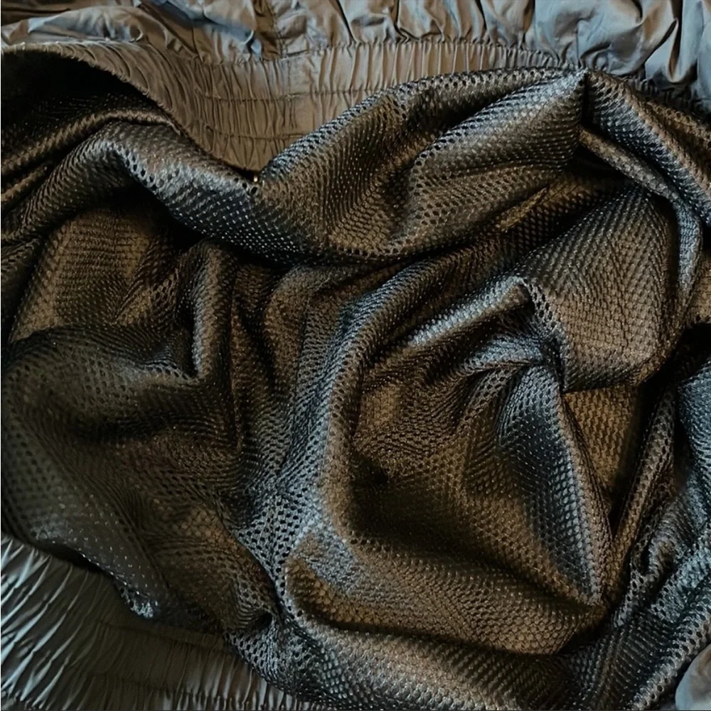 Adidas Mens XL Windbreaker 3 Stripe Black Track Pants with Pockets
